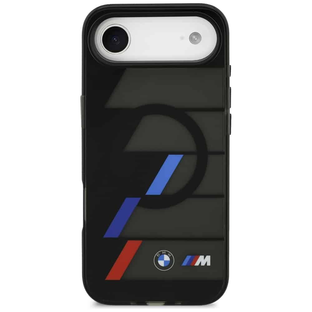 Θήκη Magsafe Bmw M Iml Με Μεταλλικά Κουμπιά Και Τρίχρωμες Γραμμές Για iPhone Air Μαύρη - Image 3