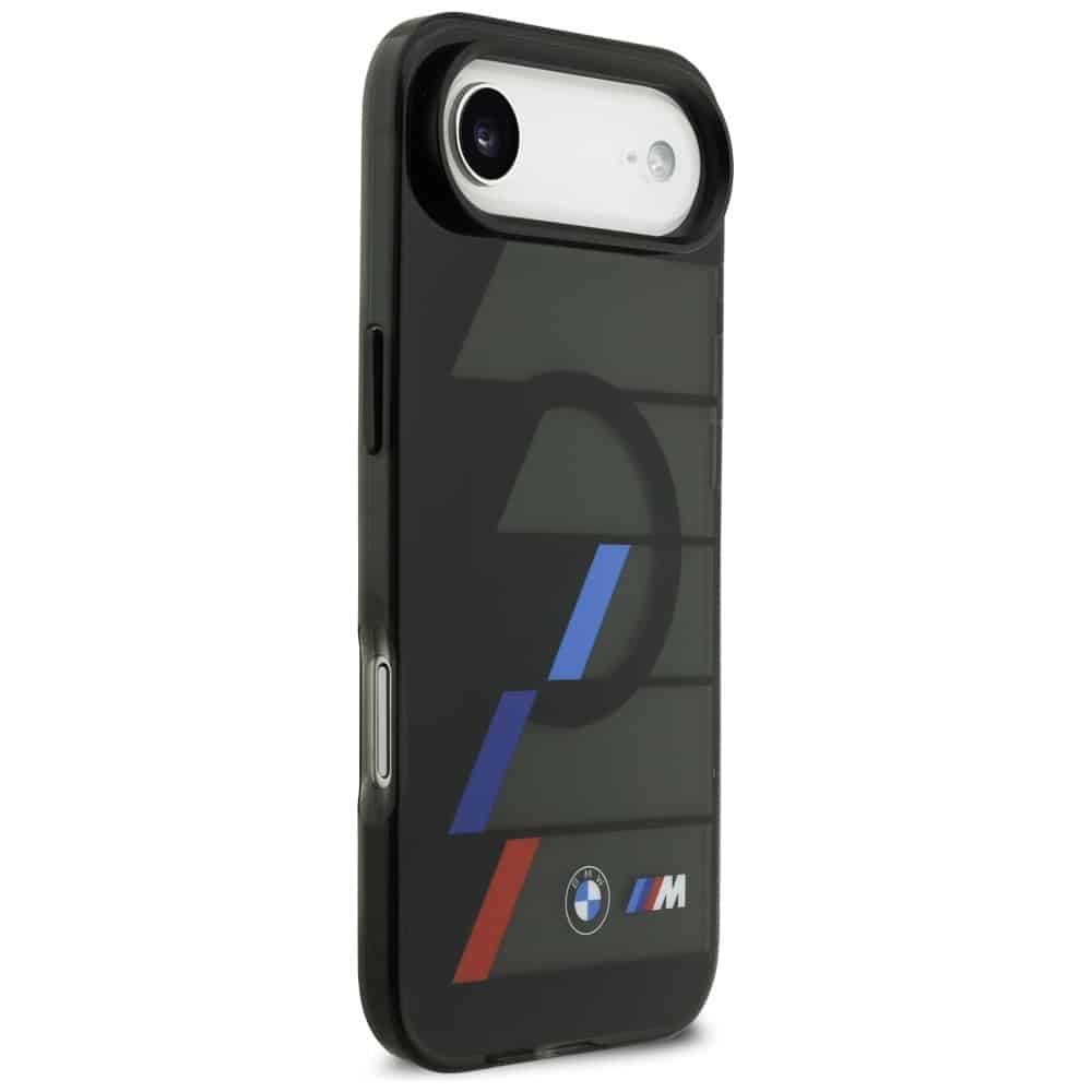 Θήκη Magsafe Bmw M Iml Με Μεταλλικά Κουμπιά Και Τρίχρωμες Γραμμές Για iPhone Air Μαύρη - Image 4