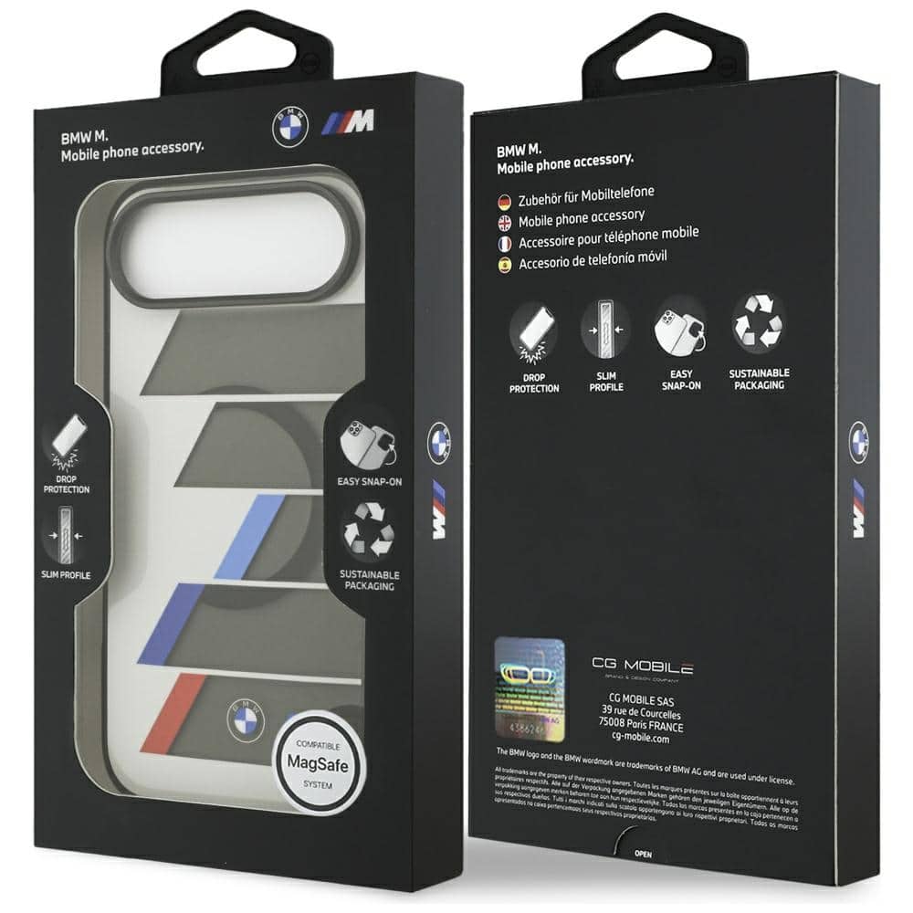 Θήκη Magsafe Bmw M Iml Με Μεταλλικά Κουμπιά Και Τριχρωμές Για iPhone Air - Ανθρακί - Image 8