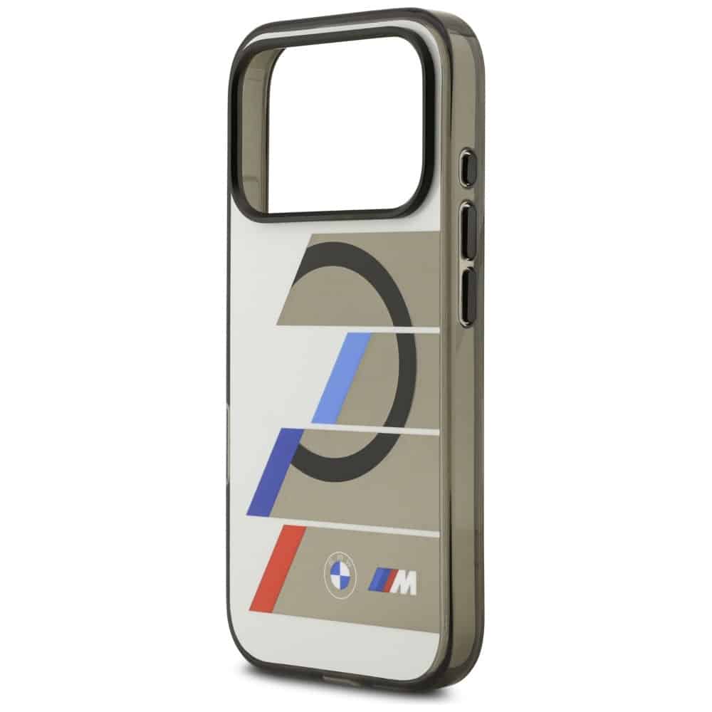 Θήκη Magsafe Bmw M Iml Με Μεταλλικά Κουμπιά Και Τριχρωμές Γραμμές Για iPhone 17 Pro Max Ανθρακί - Image 6