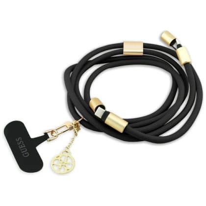 Καλώδιο Guess Cbdy 4g Charm USB-C/usb-C 150cm Μαύρο