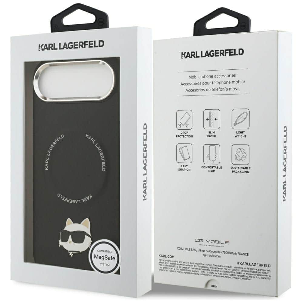 Θήκη Karl Lagerfeld Choupette Pin Magsafe Για iPhone Air Μαύρη - Image 8