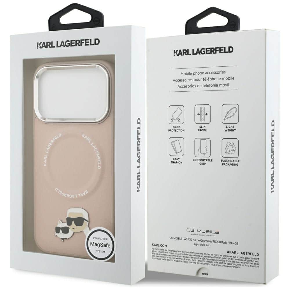 Karl Lagerfeld Karl & Choupette - θήκη για Apple iPhone 17 Pro - Ροζ - Image 8