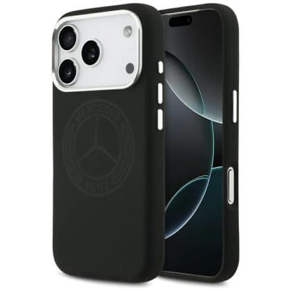 Mercedes Silicone - θήκη για Apple iPhone 17 Pro - Μαύρο