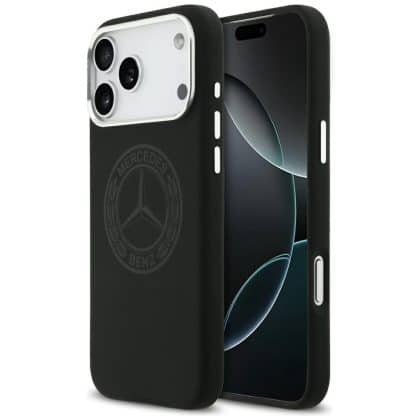 Mercedes Silicone - θήκη για Apple iPhone 17 Pro Max - Μαύρο