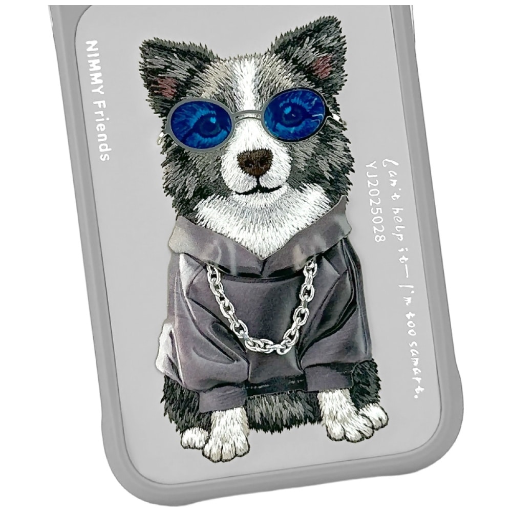 Nimmy Glasses Cool Dog - θήκη για Apple iPhone 17 Pro Max - Γκρι - Image 5
