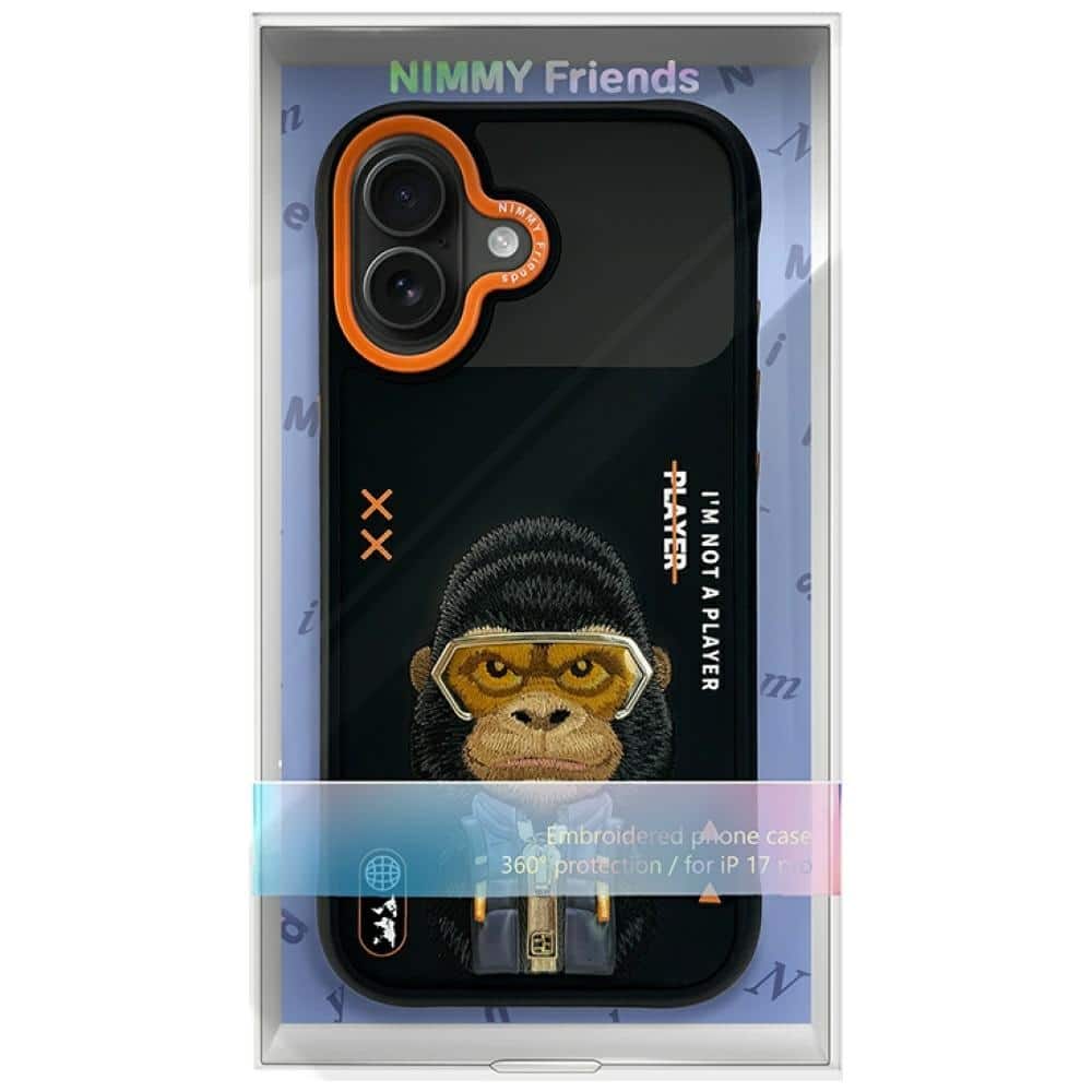 Θήκη Nimmy Cool&cute 2.0 Gorilla Για iPhone 17 Μαύρη - Image 7