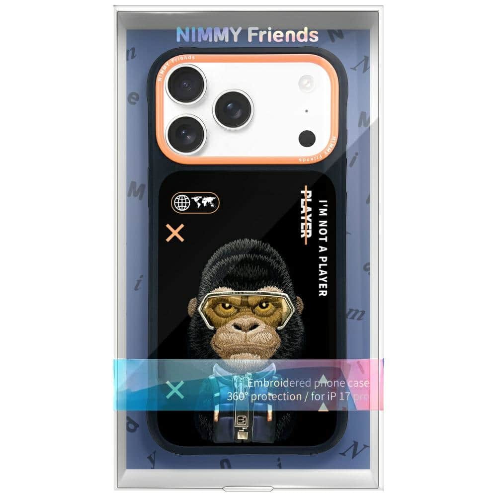 Θήκη Nimmy Cool&cute 2.0 Gorilla Για iPhone 17 Pro Μαύρη - Image 7