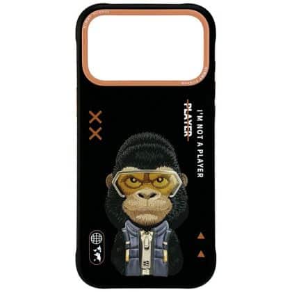 Θήκη Nimmy Cool&cute 2.0 Gorilla Για iPhone 17 Pro Max Μαύρη