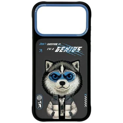 Θήκη Nimmy Cool&cute 2.0 Wolf Για iPhone 17 Pro Μαύρη