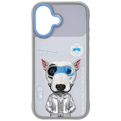 Θήκη Nimmy Cool&cute 2.0 Σκύλος Για iPhone 17 Γκρι