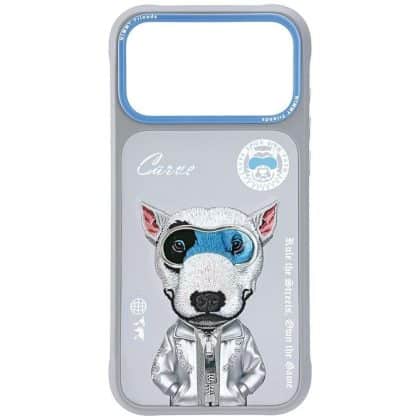 Nimmy Cool&Cute 2.0 Σκύλος - θήκη για Apple iPhone 17 Pro - Γκρι