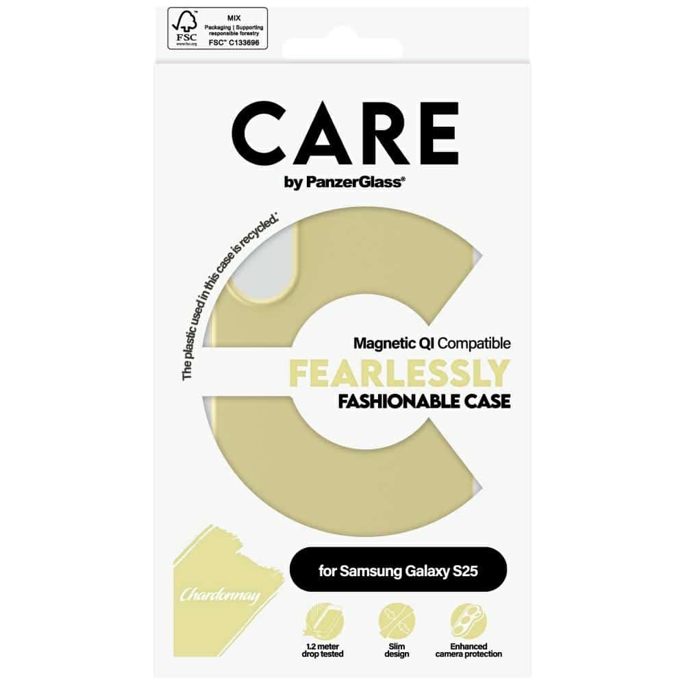 Case Care By Panzerglass Για Samsung Galaxy S25 - Chardonnay - Image 4