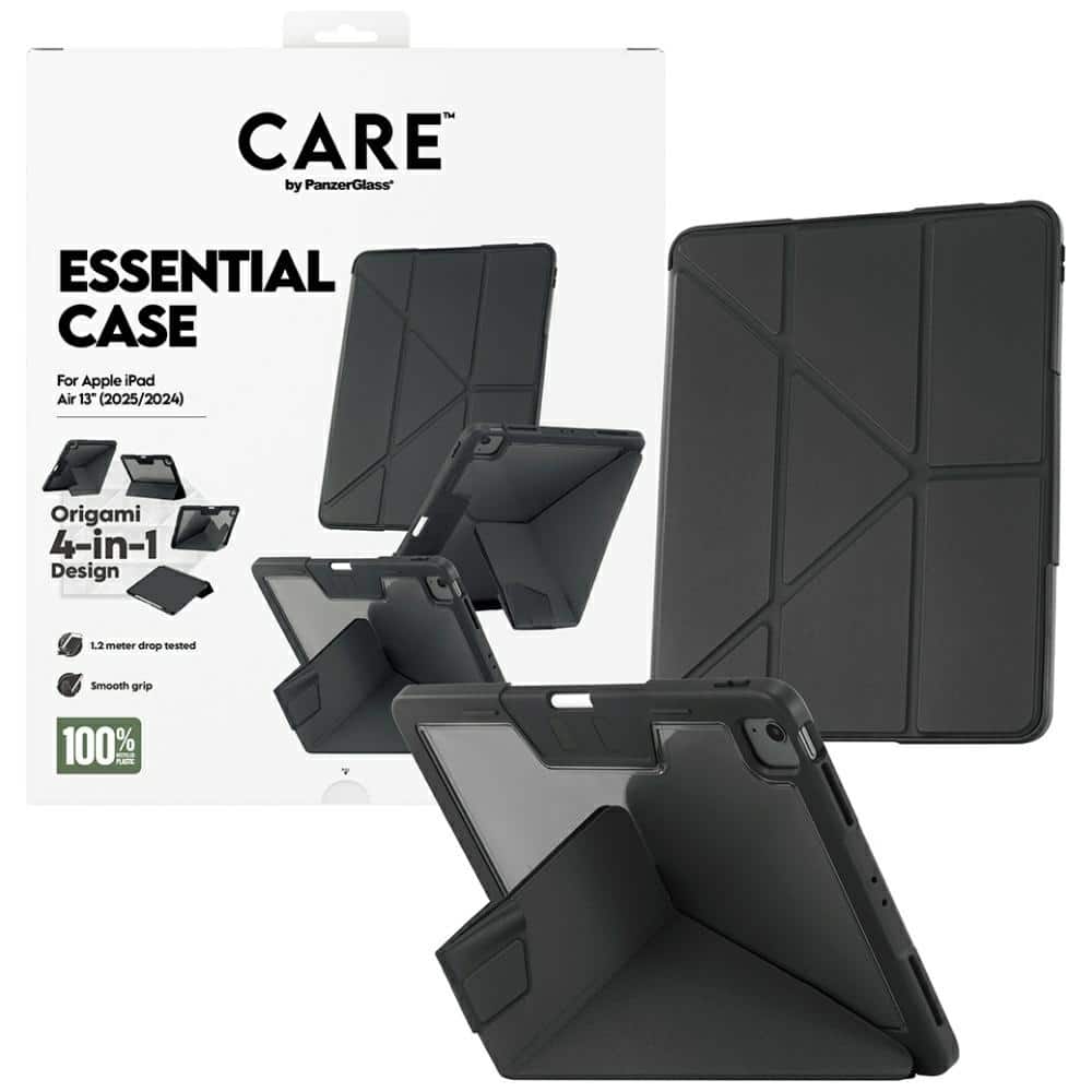 Θήκη Care By Panzerglass Y Fold Για iPad Air 13" (2024/2025) Μαύρη - Image 4