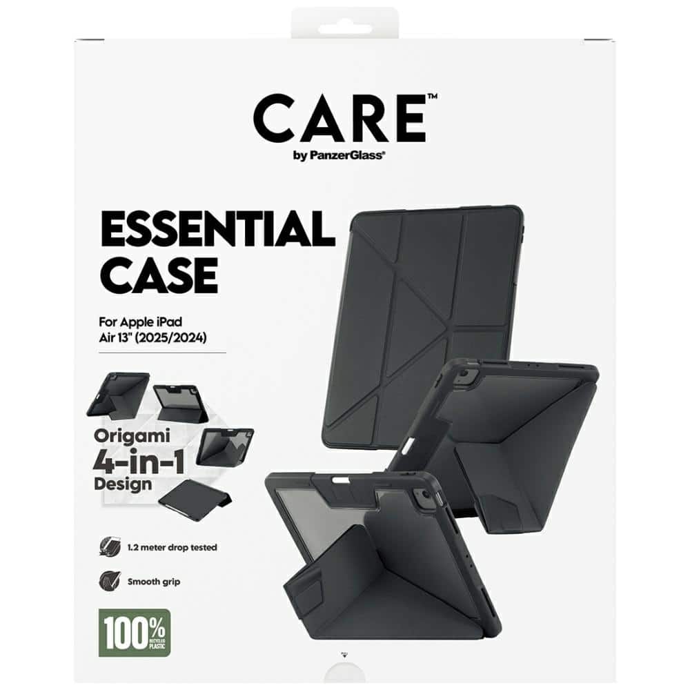 Θήκη Care By Panzerglass Y Fold Για iPad Air 13" (2024/2025) Μαύρη - Image 5
