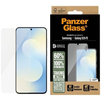 Προστατευτικό Γυαλί Panzerglass Ultra-Wide Fit Για Samsung Galaxy S25 Fe