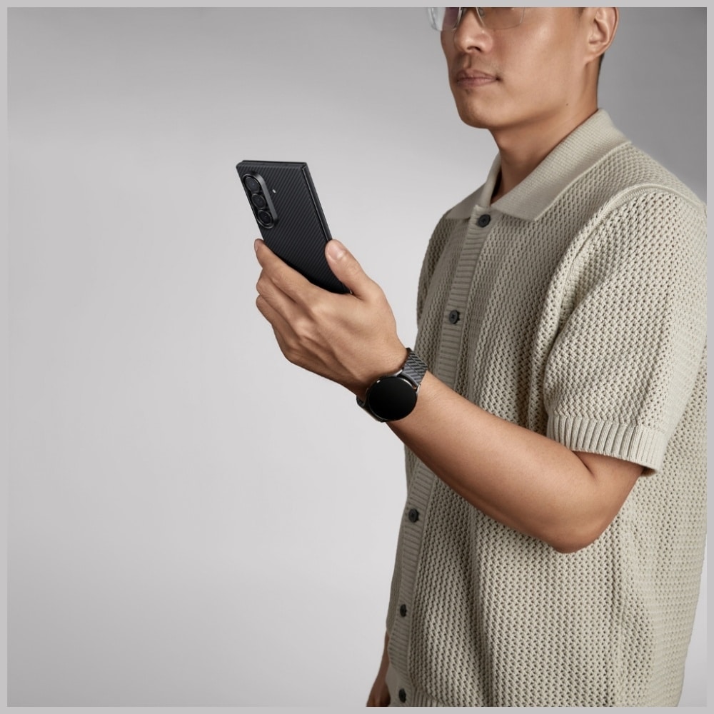 Θήκη Pitaka Ultra-Slim Magsafe Για Samsung Galaxy Z Fold7 Μαύρη Γκρι - Image 4