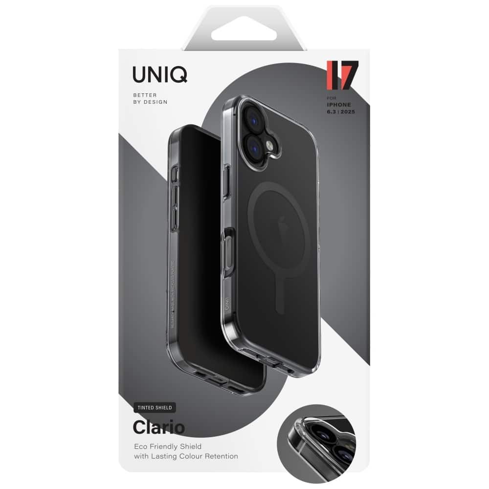 UNIQ Clario Magclick Charging - θήκη για Apple iPhone 17 - Μαύρο - Image 5