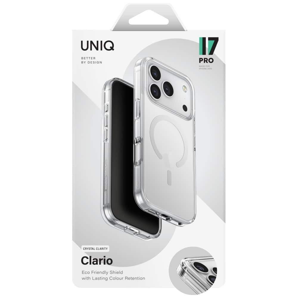 UNIQ Clario - θήκη για Apple iPhone 17 Pro - Διάφανο - Image 5