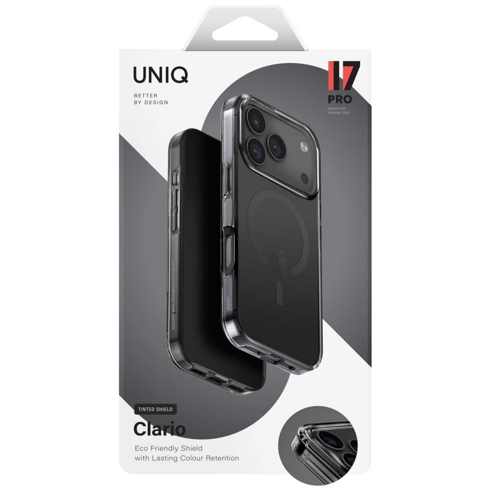 UNIQ Clario Magclick Charging - θήκη για Apple iPhone 17 Pro - Μαύρο - Image 5