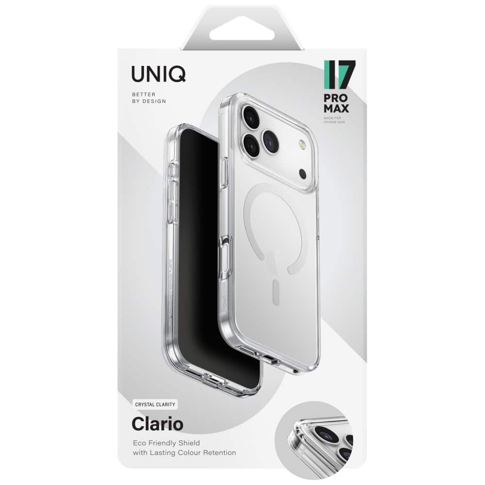 UNIQ Clario - θήκη για Apple iPhone 17 Pro Max - Διάφανο - Image 6