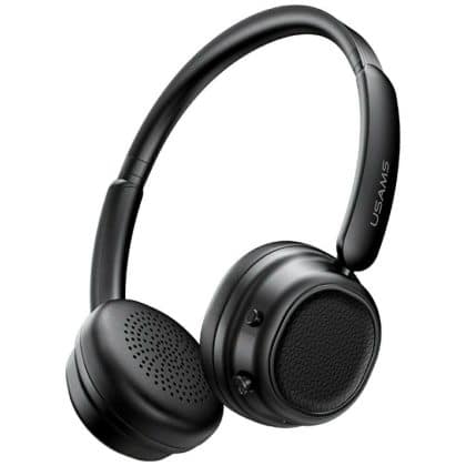 Ακουστικά Over-Ear Usams Sr01 Bluetooth 5.3 Με Anc Σε Μαύρο Χρώμα