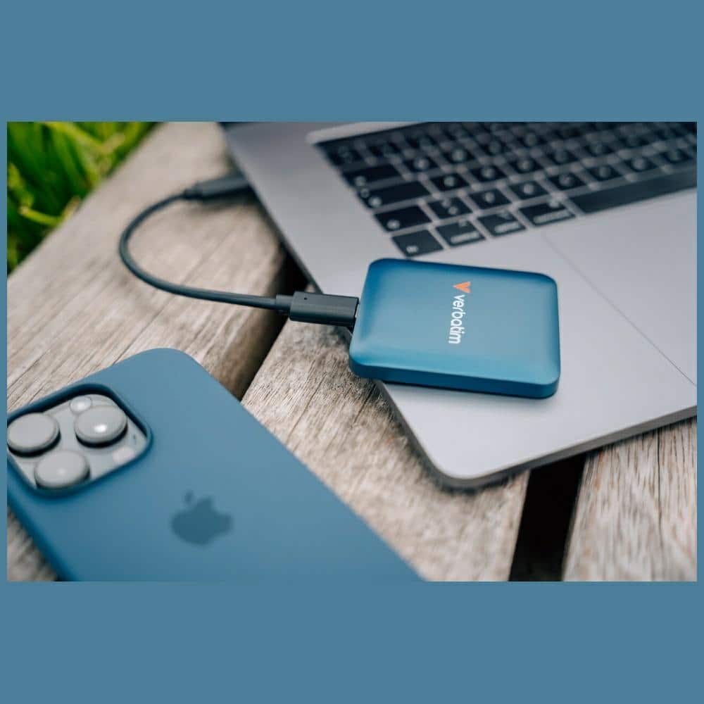 Εξωτερικός Δίσκος Verbatim Snapback Ssd 1tb USB-C Μπλε 32075 - Image 5