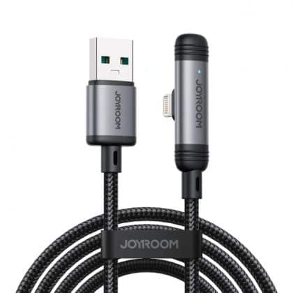 USB-A To USB-C Καλώδιο Joyroom S-A56 Enjoyx Angled, 20w, 2.4a, 1.2m, Black