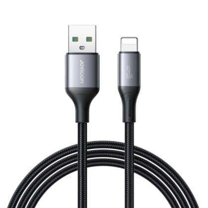 USB-A To Lightning Καλώδιο Joyroom S-A28 Flash, 18w, 2.4a, 2m, Black