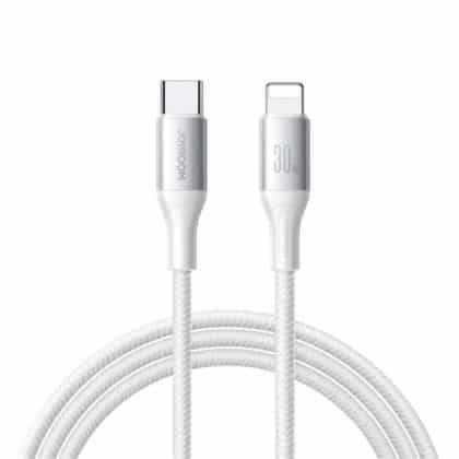 USB-C To Lightning Καλώδιο Joyroom S-A28 Flash, 30w, 3a, 2m, White