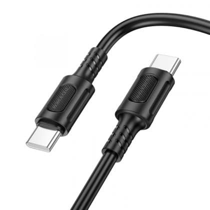 USB-C To USB-C Καλώδιο Borofone Bx111 Feliz, 60w, 3a, 1m, Black