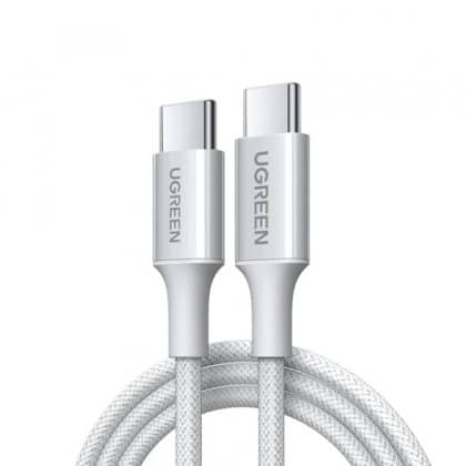 USB-C To USB-C Καλώδιο Ugreen L501, 60w, 3a, 1m, Grey