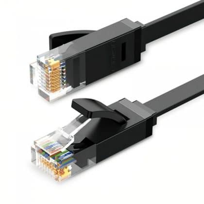 Network Καλώδιο Ugreen Nw102 Flat, Utp, Cat6, 3m, Black