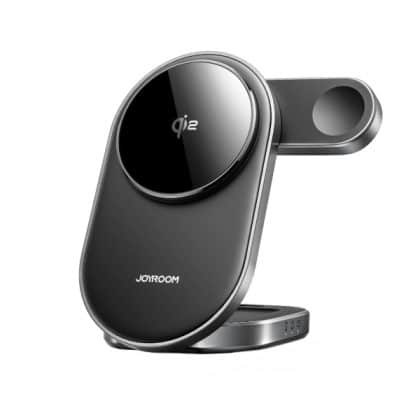 Wireless Charger Joyroom Jr-W17 3in1, 15w, 1.67a, Black