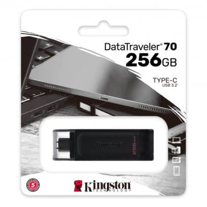 USB-C 3.2 Flashdrive Kingston Dt70, 256gb Dt70/256gb