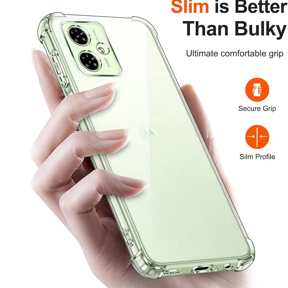 Techsuit Shockproof Clear Silicone - θήκη για Motorola Moto G54 Power - Διάφανο - Image 2