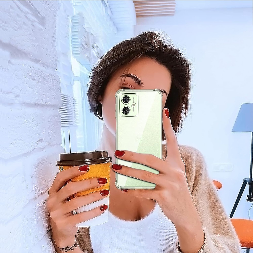Techsuit Shockproof Clear Silicone - θήκη για Motorola Moto G54 Power - Διάφανο - Image 5