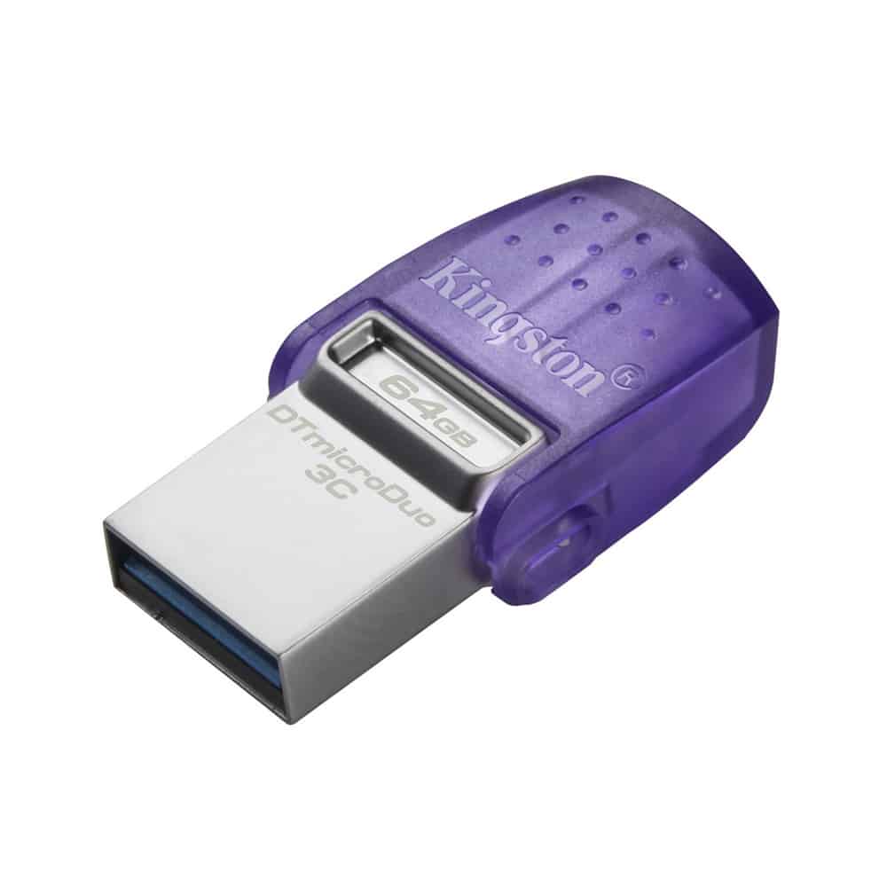 Μονάδα Flash USB-A 3.2 / USB-C Kingston microDuo 3C, 64Gb DTDUO3CG3/64GB - Image 2
