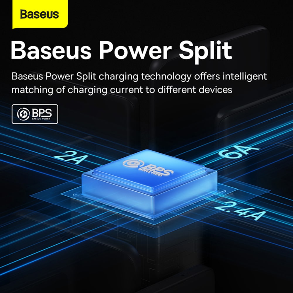 Baseus Flash Series Ⅱ 3in1 Fast Charging Καλώδιο USB-A to USB-C / Micro-USB / Lightning 66W 480Mbps 1.2m Black - Image 3