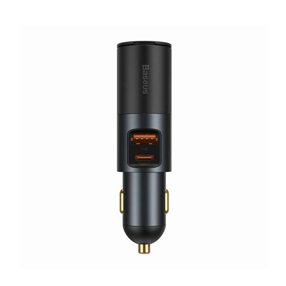 Baseus Share Together USB / USB Type C / cigarette lighter socket car charger 120W Quick Charge Power Delivery gray (CCBT-C0G) - Image 2