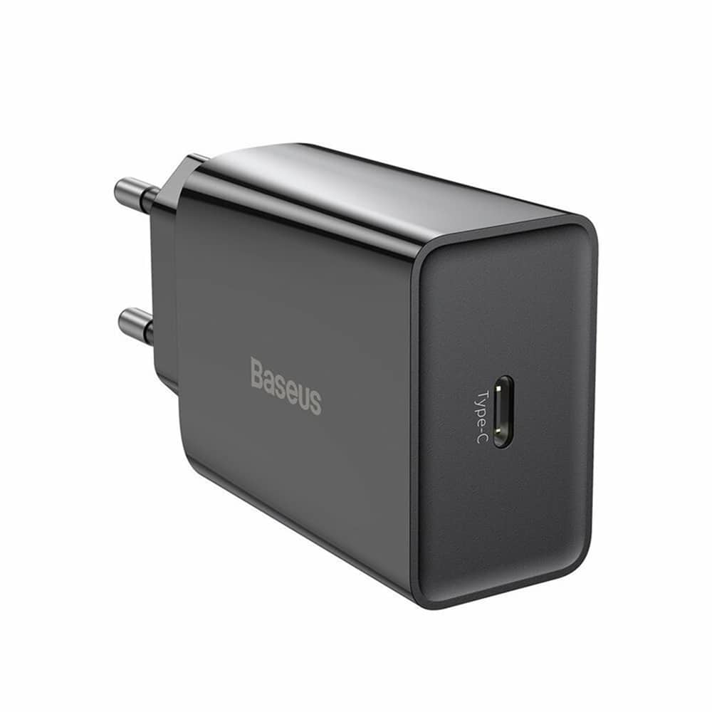 Baseus Φορτιστής Speed Mini USB-C, PD, 3A, 20W (Μαύρο) - Image 3