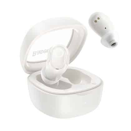 Baseus Ασύρματα ακουστικά Bowie WM02 TWS, Bluetooth 5.0 (λευκό)
