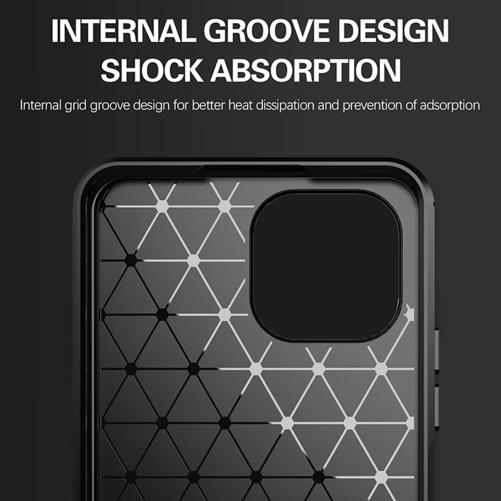 Techsuit Carbon Silicone - Xiaomi Mi 11 Lite 5G / NE null - Μαύρο - Image 5