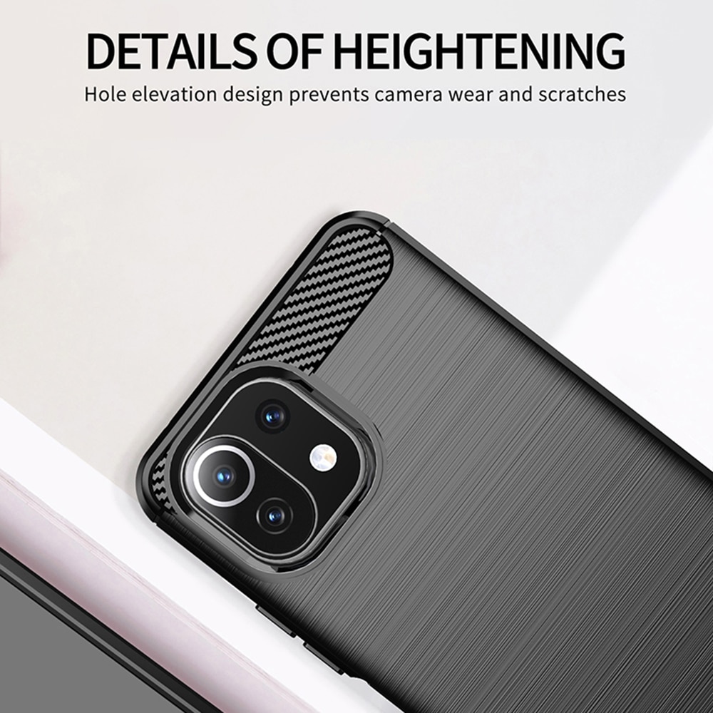 Techsuit Carbon Silicone - Xiaomi Mi 11 Lite 5G / NE null - Μαύρο - Image 6