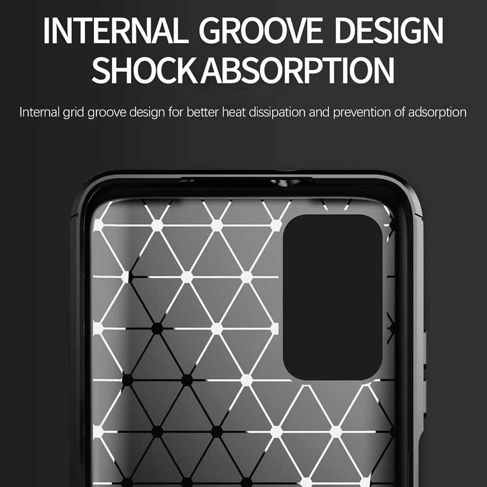Techsuit Carbon Silicone - θήκη για Xiaomi Redmi 9T - Μαύρο - Image 5