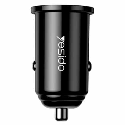 Yesido - Car Charger (y38) - Usb, Qc3.0, Fcp, Afc, 18w, 3a - Black