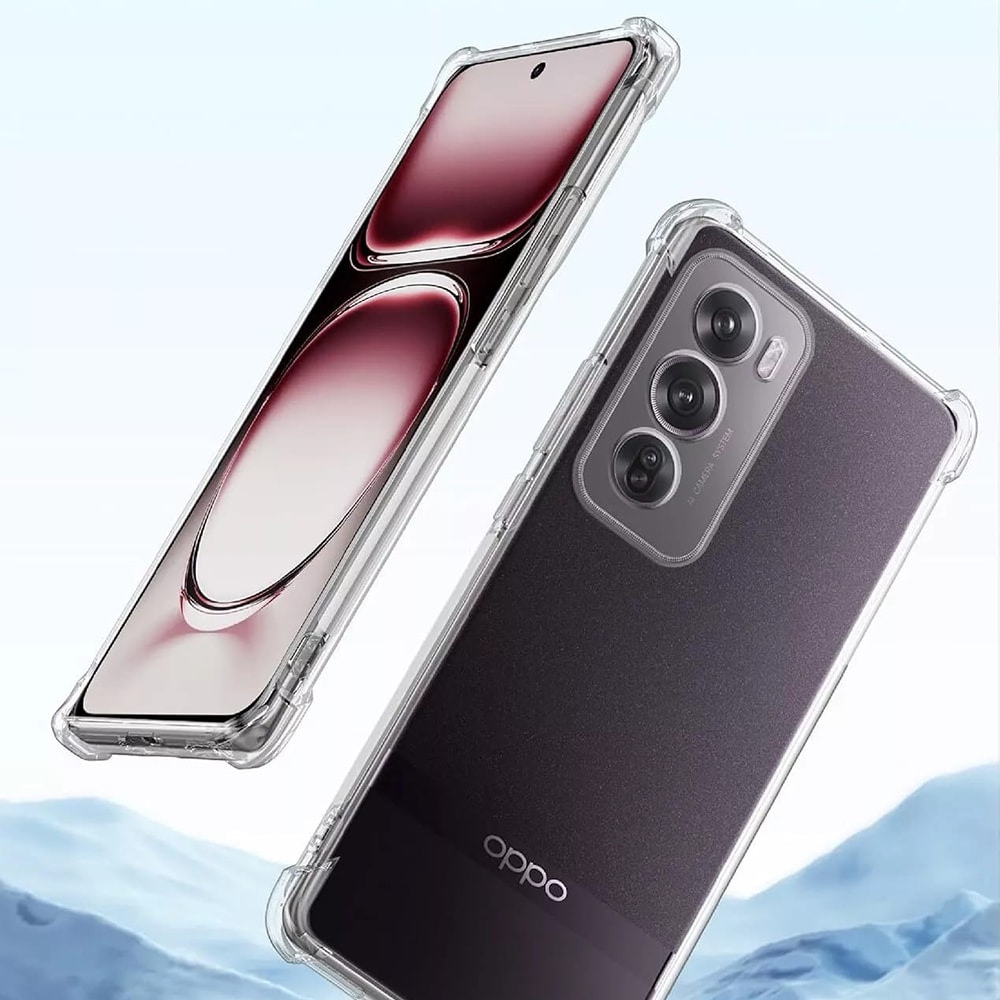 Techsuit Shockproof Clear Silicone - θήκη για Oppo Reno12 Pro - Διάφανο - Image 5