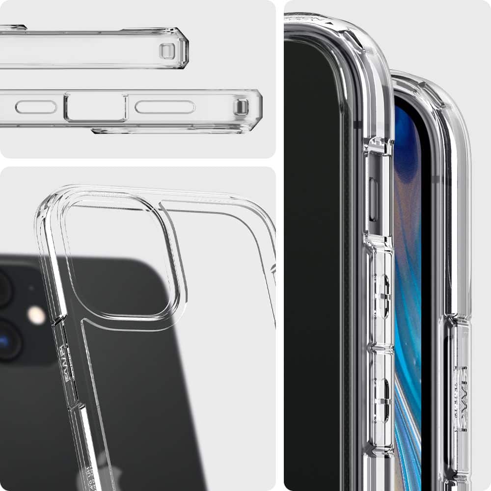 Spigen Ultra Hybrid - θήκη για Apple iPhone 12 / Pro - Διάφανο - Image 9