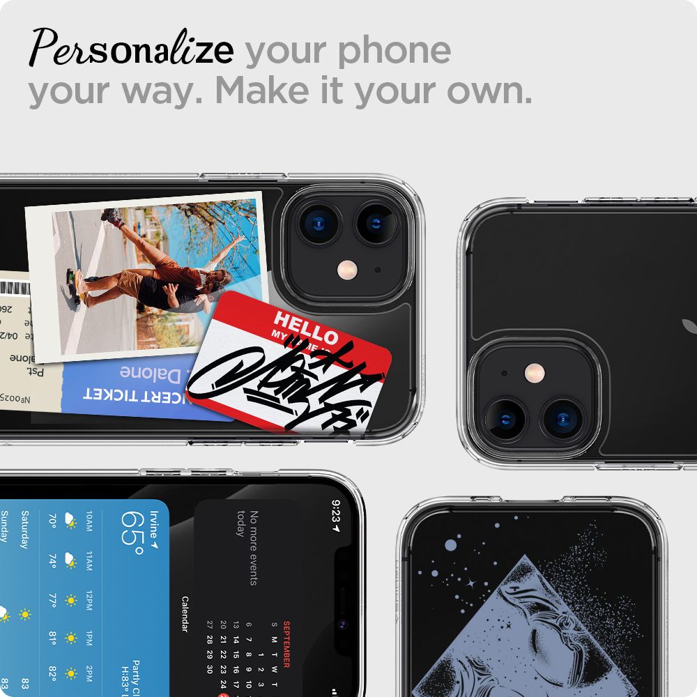Spigen Ultra Hybrid - θήκη για Apple iPhone 12 / Pro - Διάφανο - Image 11