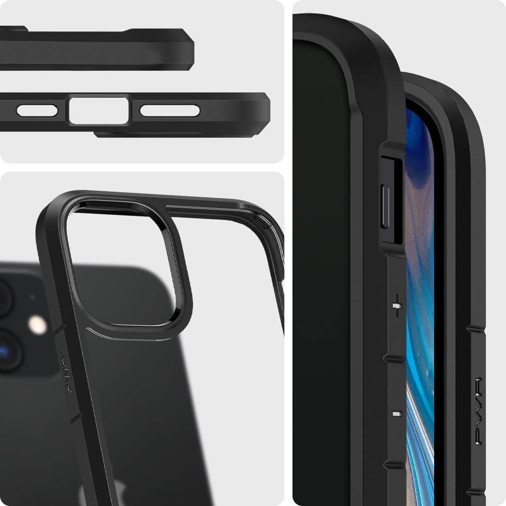 Spigen Ultra Hybrid - θήκη για Apple iPhone 12 / Pro - Μαύρο - Image 10